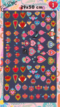 Lienzo UV Corazón mex