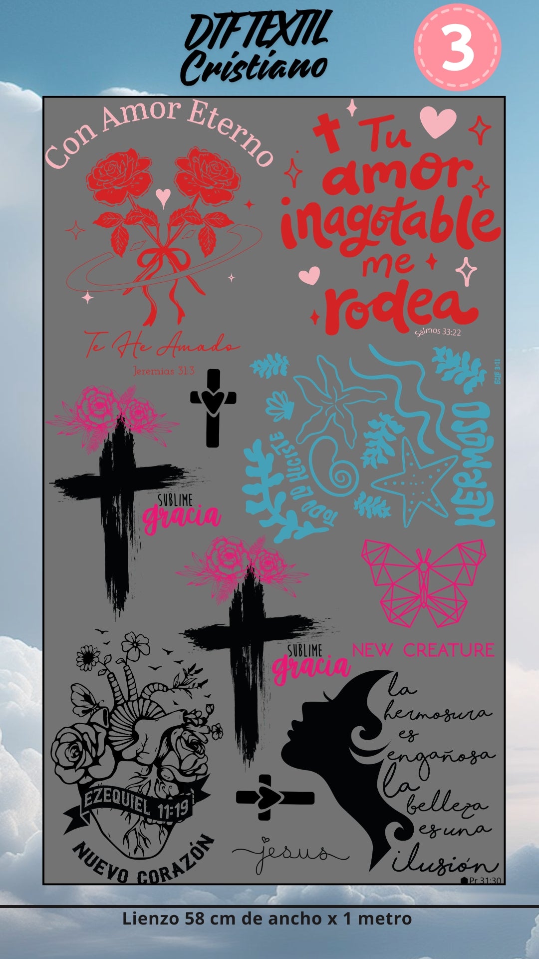 Lienzo Textil cristianos