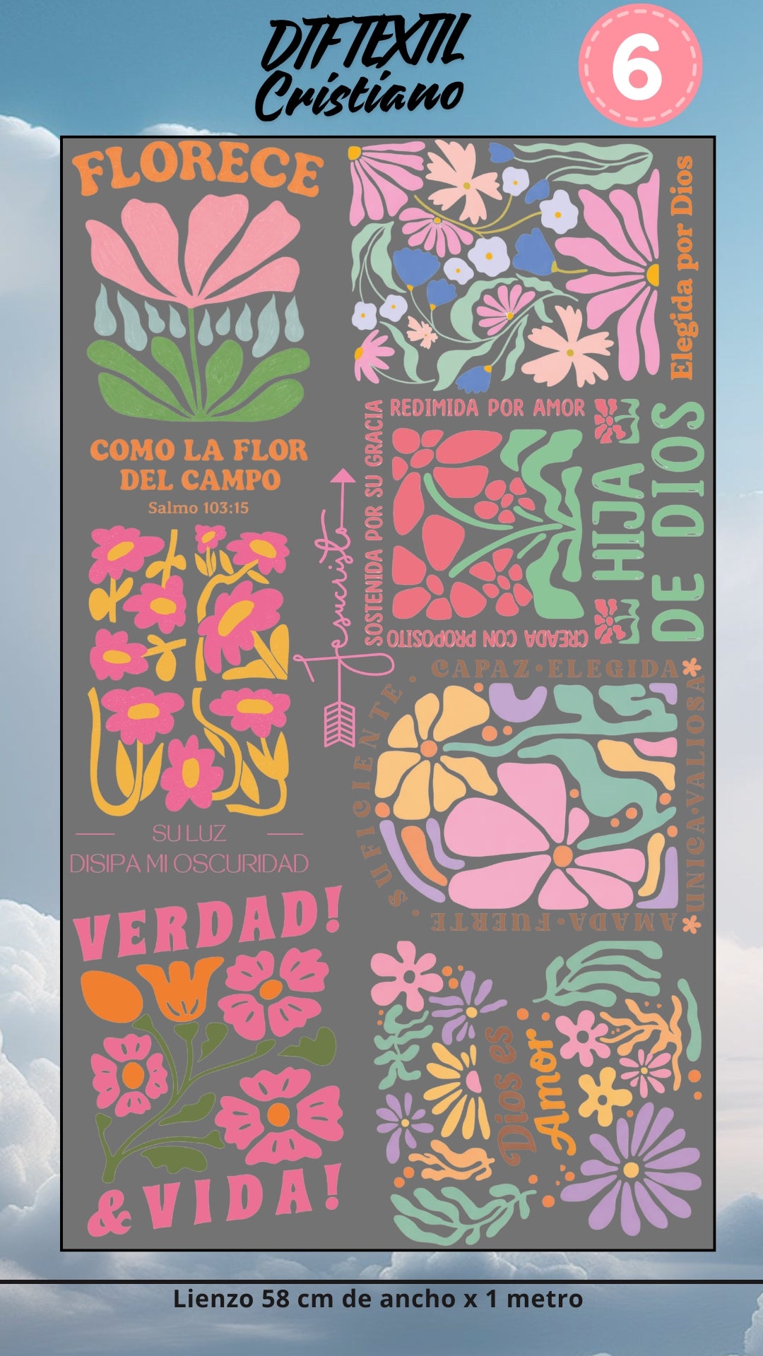 Lienzo Textil cristianos