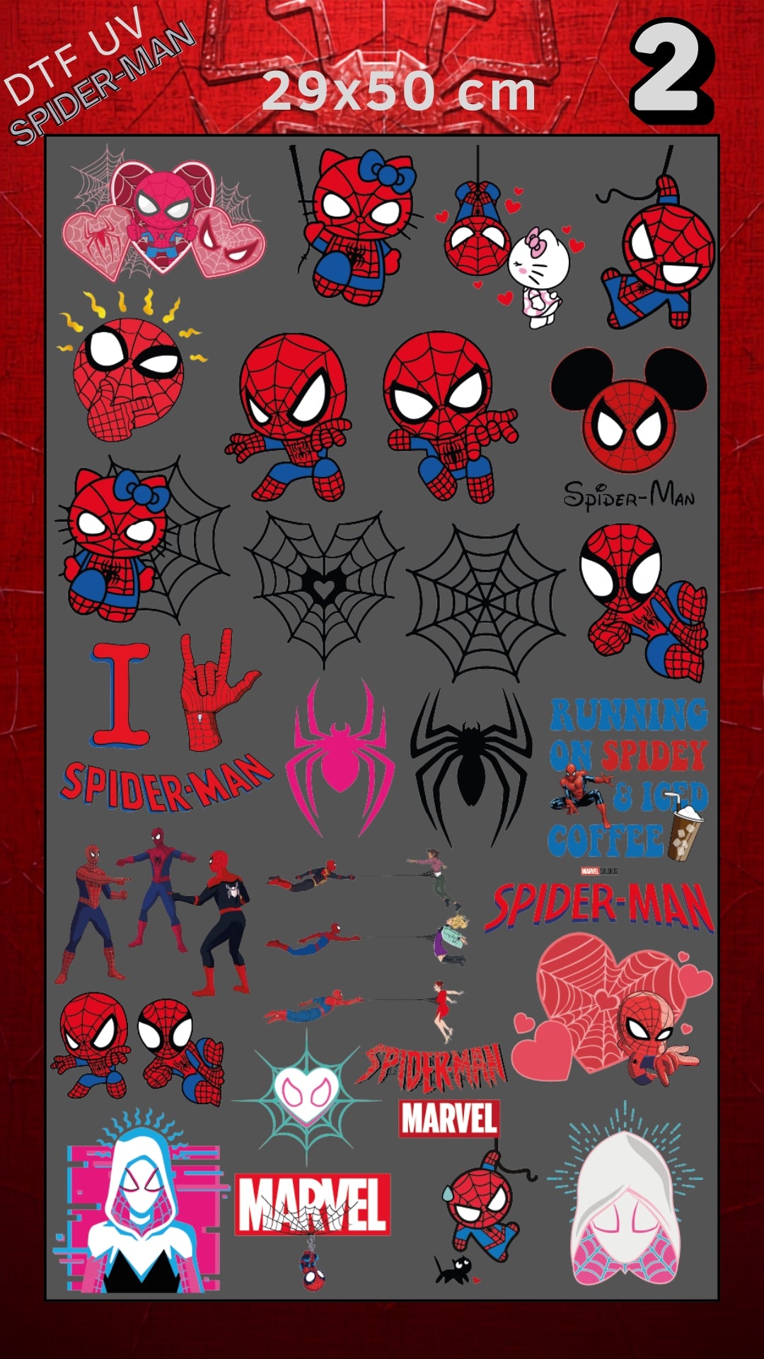Lienzo UV Spider-man