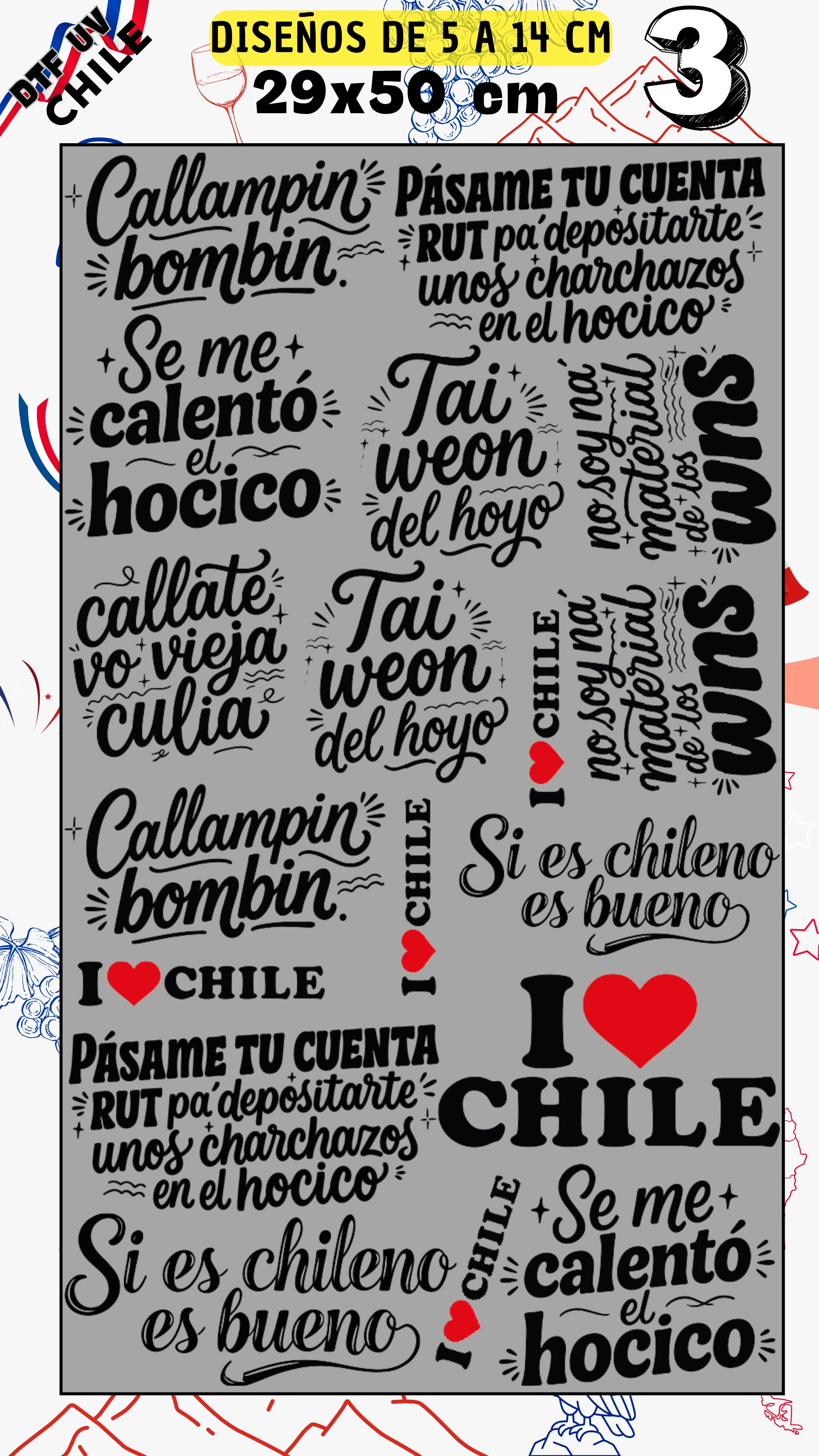 Lienzo UV Chile 18sept