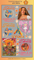Lienzo Textil Tropicoqueta