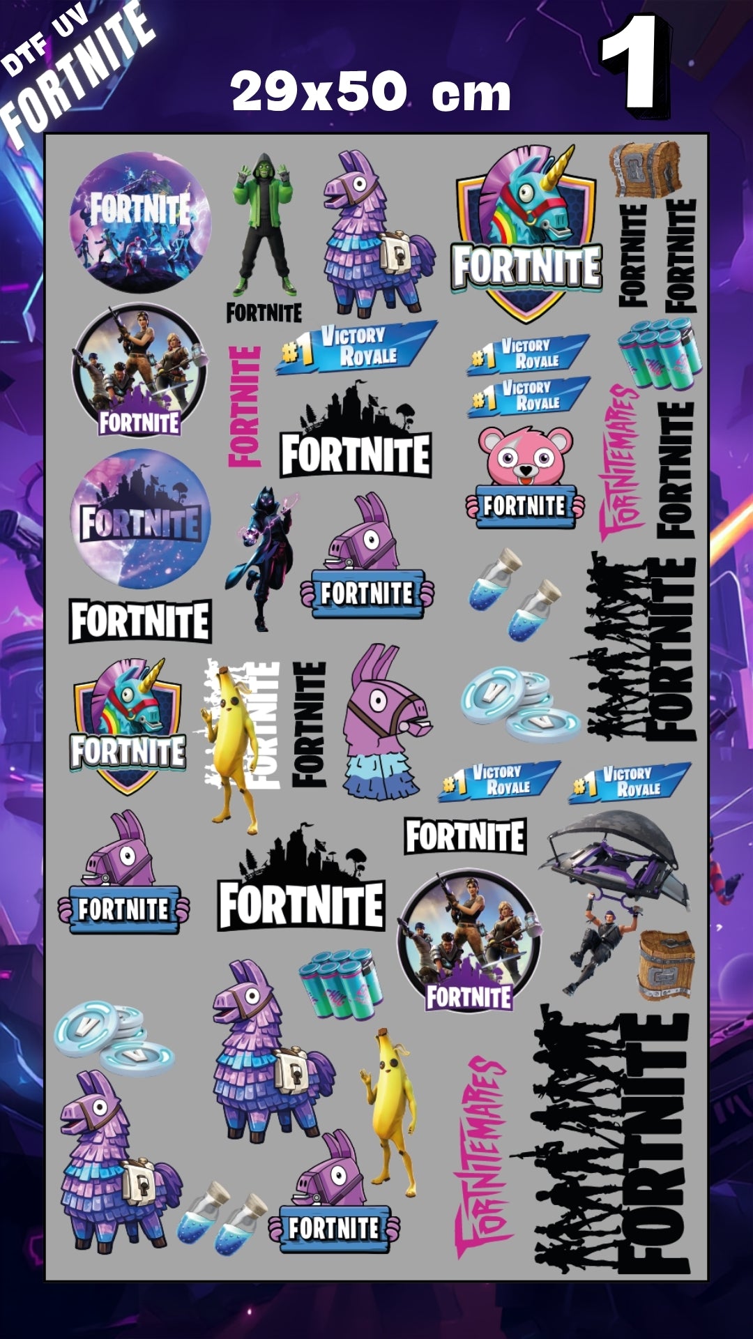 Lienzo UV Fortnite