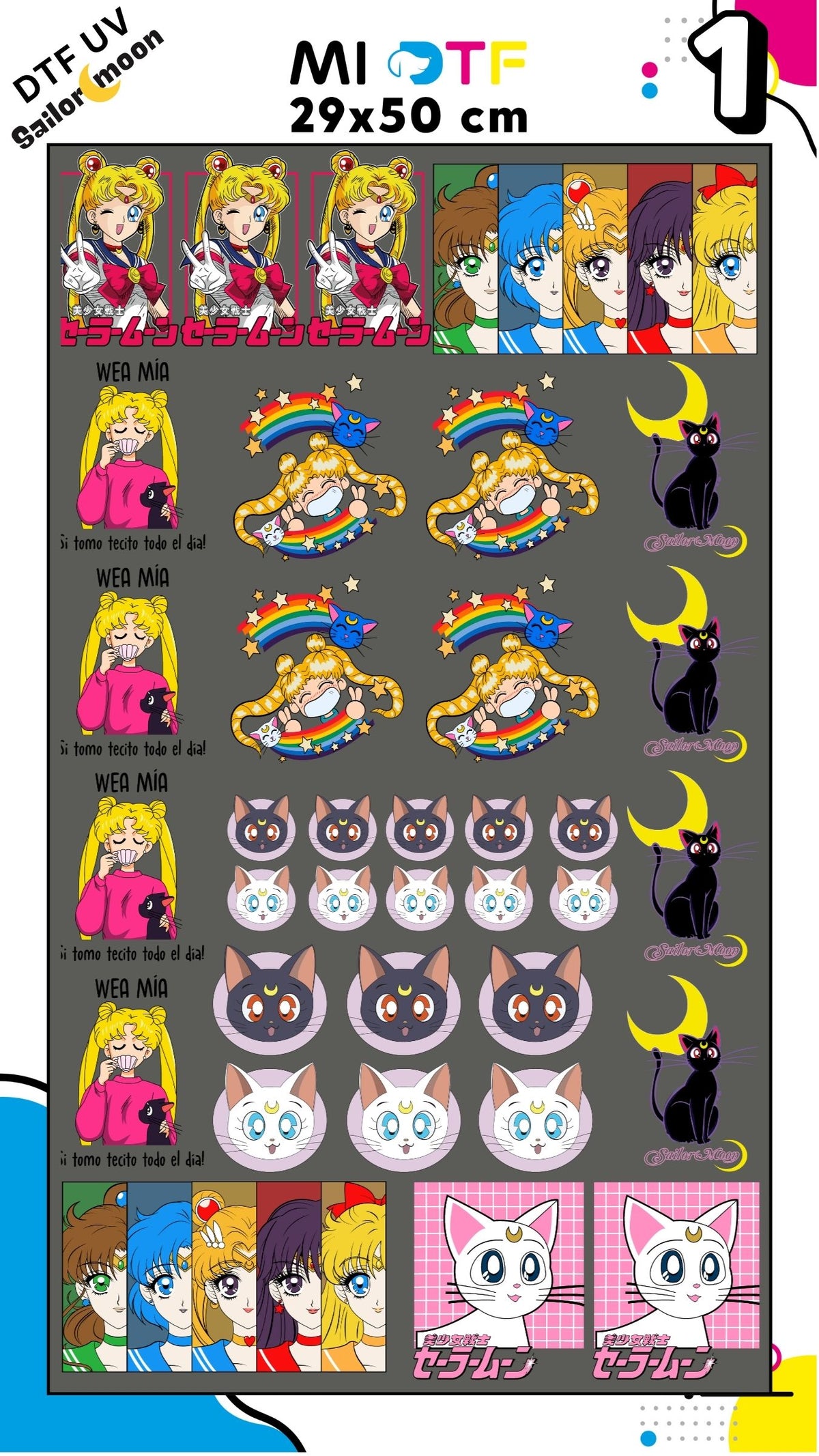 Lienzo UV Sailor moon