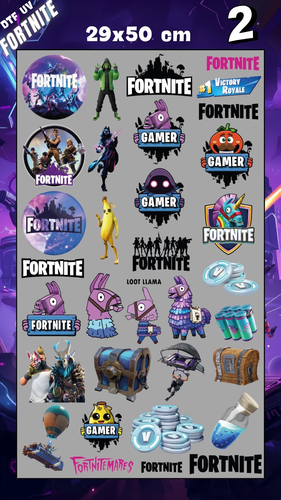 Lienzo UV Fortnite