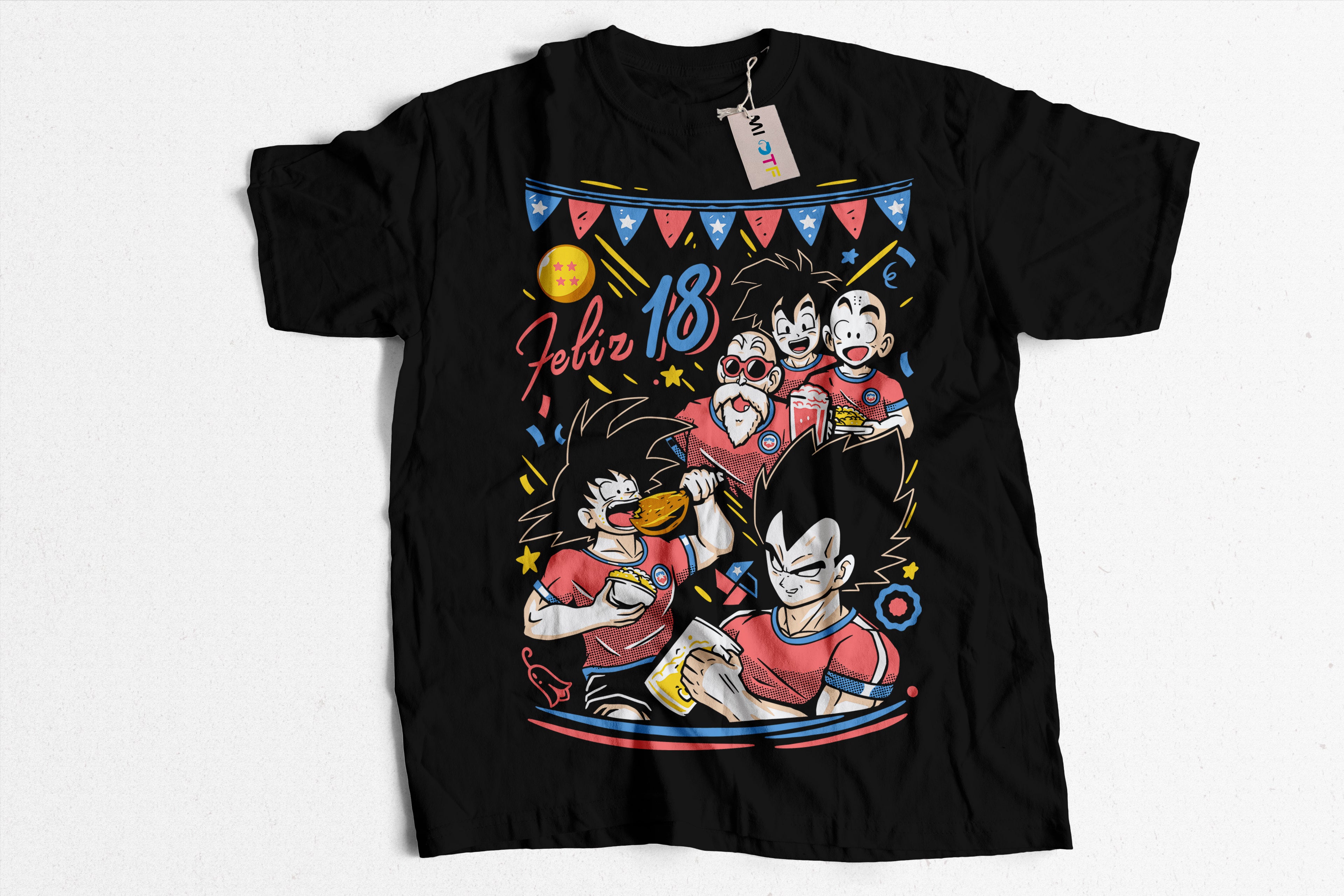 Polera goku y compañia Septiembre