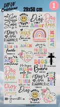 Lienzo UV cristiano diseno 1